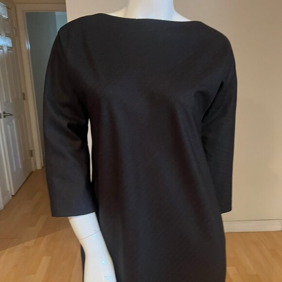 SUSAN LAZAR WOOL CASHMERE BLEND SHEATH DRESS SIZE 10 - Picture 2 of 4